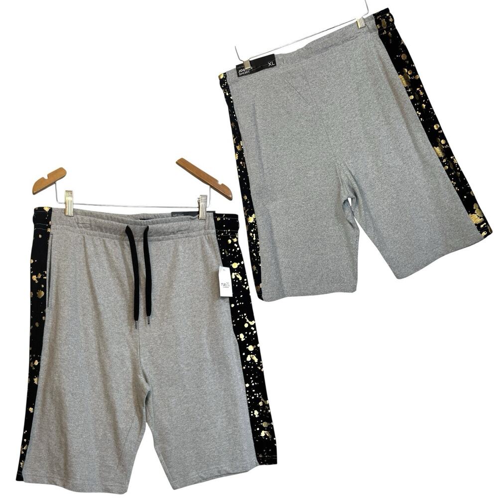 Carbon Soft Touch 11" Jogger Shorts Men XL Gray NWT Drawstring